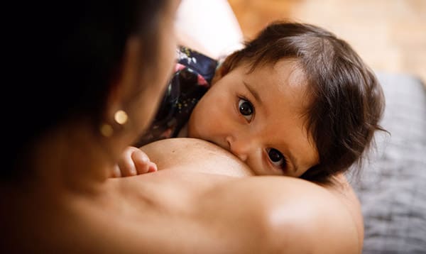 how long should you breastfeed image with older baby